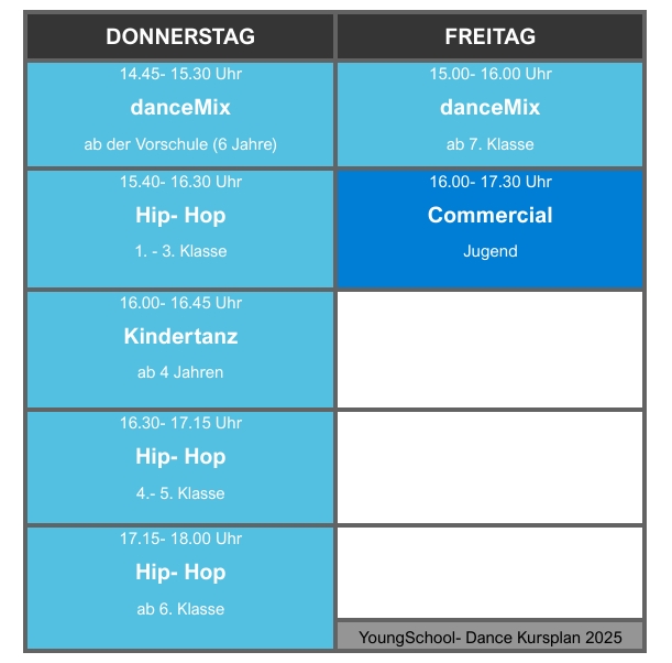 Stundenplan Beinstein Mai 25
